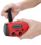 Bol.com Noodradio solar opwindbaar - USB - Radio op batterijen (accu) - Radio voor rampen - Powerbak zonneenergie aanbieding