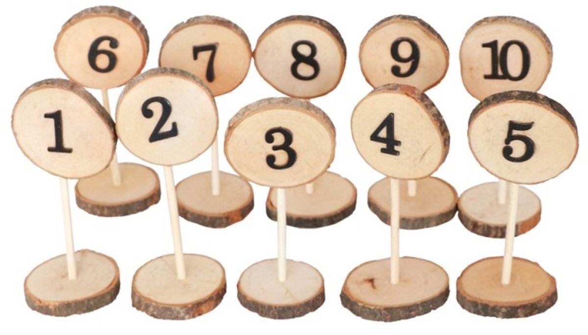 Boomstam Hout - 10 stuks