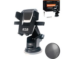 R2B Telefoonhouders Auto Zuignap - Dashboardpad - Raam/Dashboard - Gsm Houder Auto - Autohouder - Telefoonhouder Auto - Mobiel Houder Auto - Telefoon Houder - Auto Telefoonhouder - Phone Holder Car