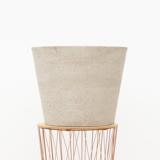 Seau Beige Lavé - L - 58x50