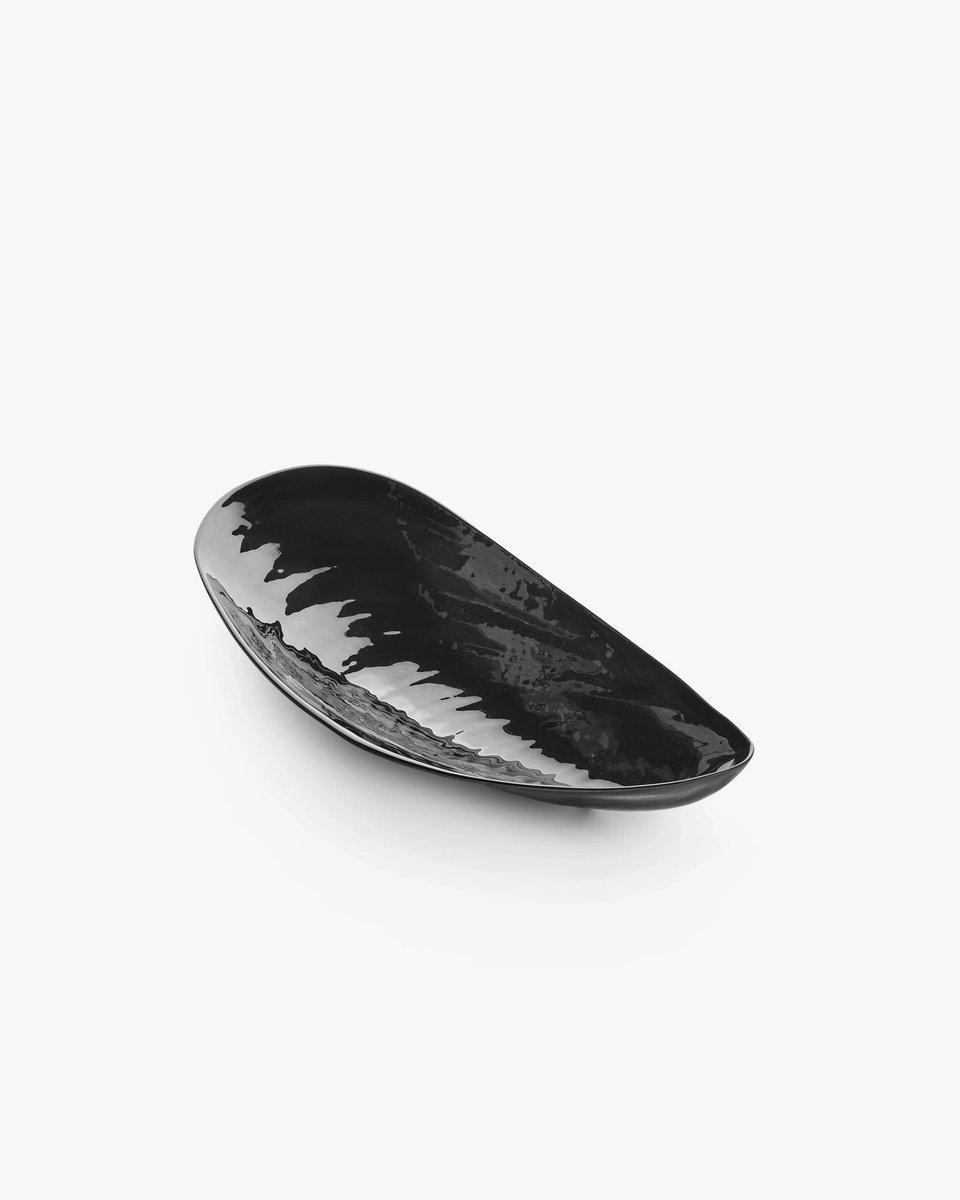 Serax Wouters & Hendrix Les Objets Mouleversants Marcel bowl M 30.5x14x5.5cm zwart