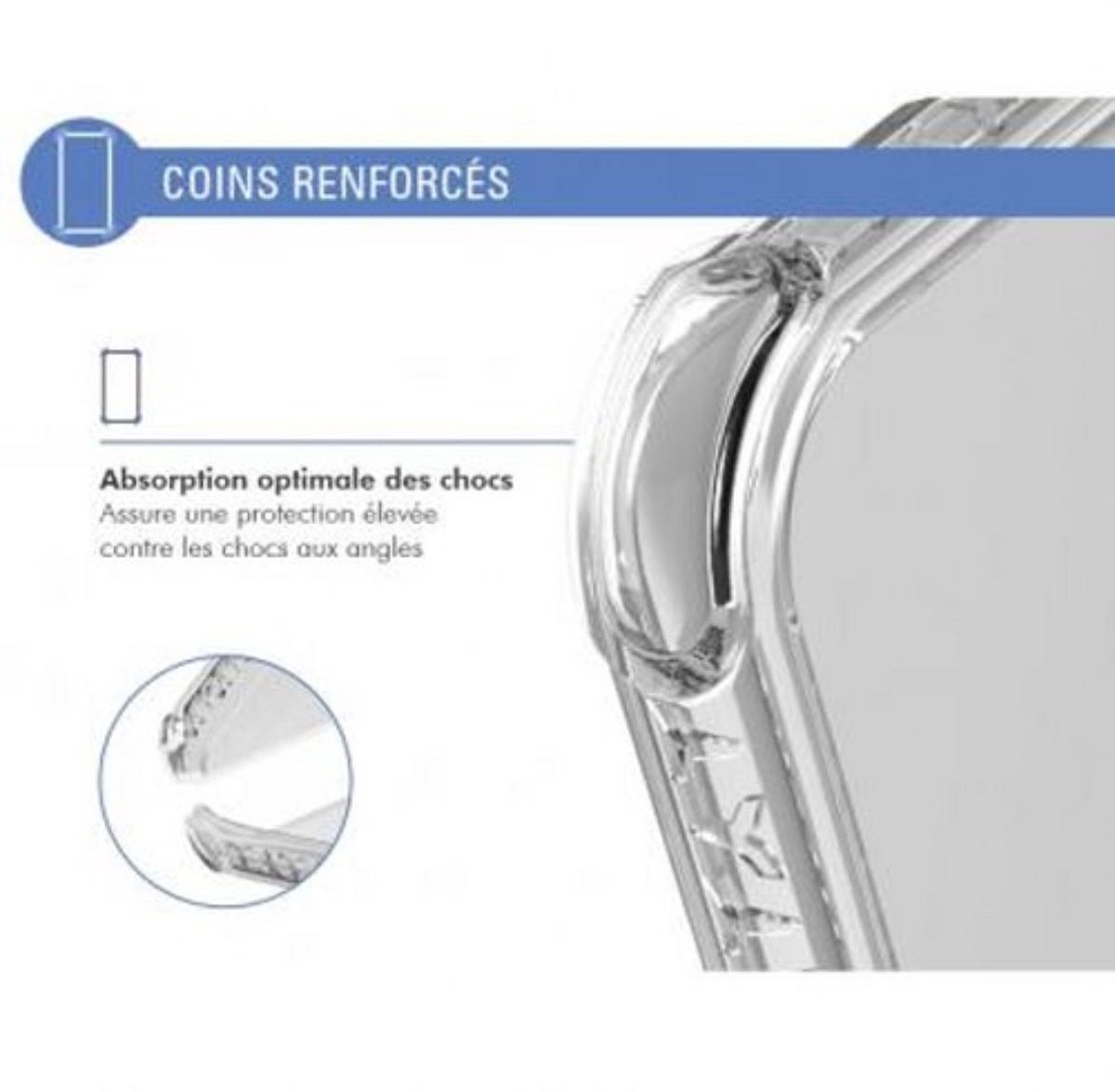 Force Case, Versterkte hoes Geschikt voor Samsung Galaxy A8 AIR, Transparant