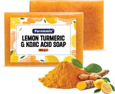 Lemon Turmeric & Kojic Acid Soap – Kurkuma Zeep 100% - Pigmentvlekken Verwijderen – Darkspot Remover