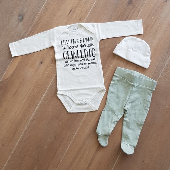 Set de Vêtements Bébé nouveau-né - Barboteuse Garçons et Filles - Cadeau de maternité - Cadeau de baby shower - 4-6 mois