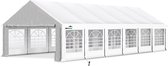 MaxxGarden Partytent - Professionele outdoor tent - Buisdikte 38mm - 6x12m - Wit