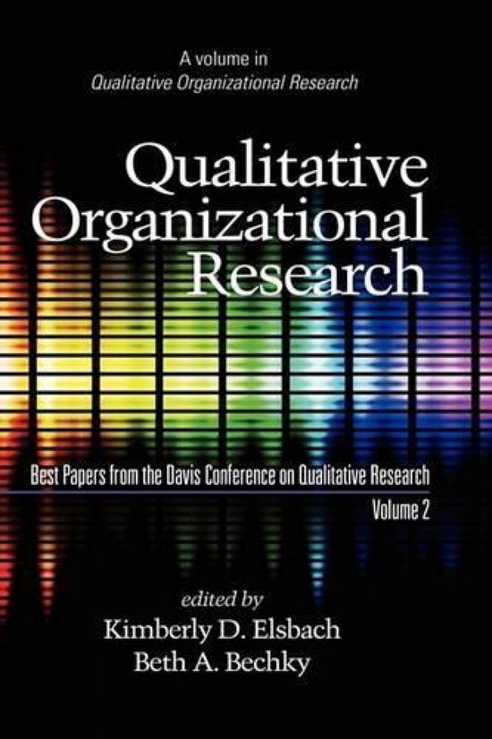 Qualitative Organizational Research - cover