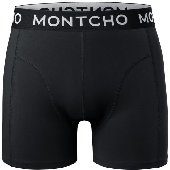 MONTCHO - Série Dazzle - Boxer pour homme - Sous-vêtements homme - Boxers - Sous-vêtements pour homme - 1 paquet - Zwart - Homme - Taille XS
