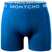 MONTCHO - Série Dazzle - Boxer pour homme - Sous-vêtements homme - Boxers - Sous-vêtements pour homme - 1 paquet - Blauw - Homme - Taille XS