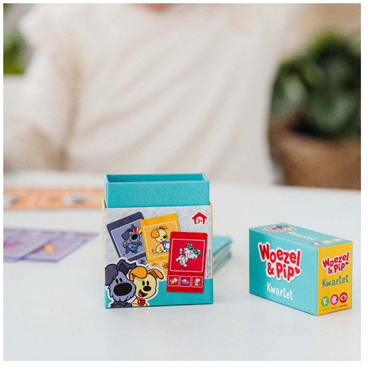 Woezel & Pip kwartet - educatief spel cadeautip - 32 kaarten, 8 kwartetten - vanaf 3 jaar - Bambolino Toys — afbeelding 15