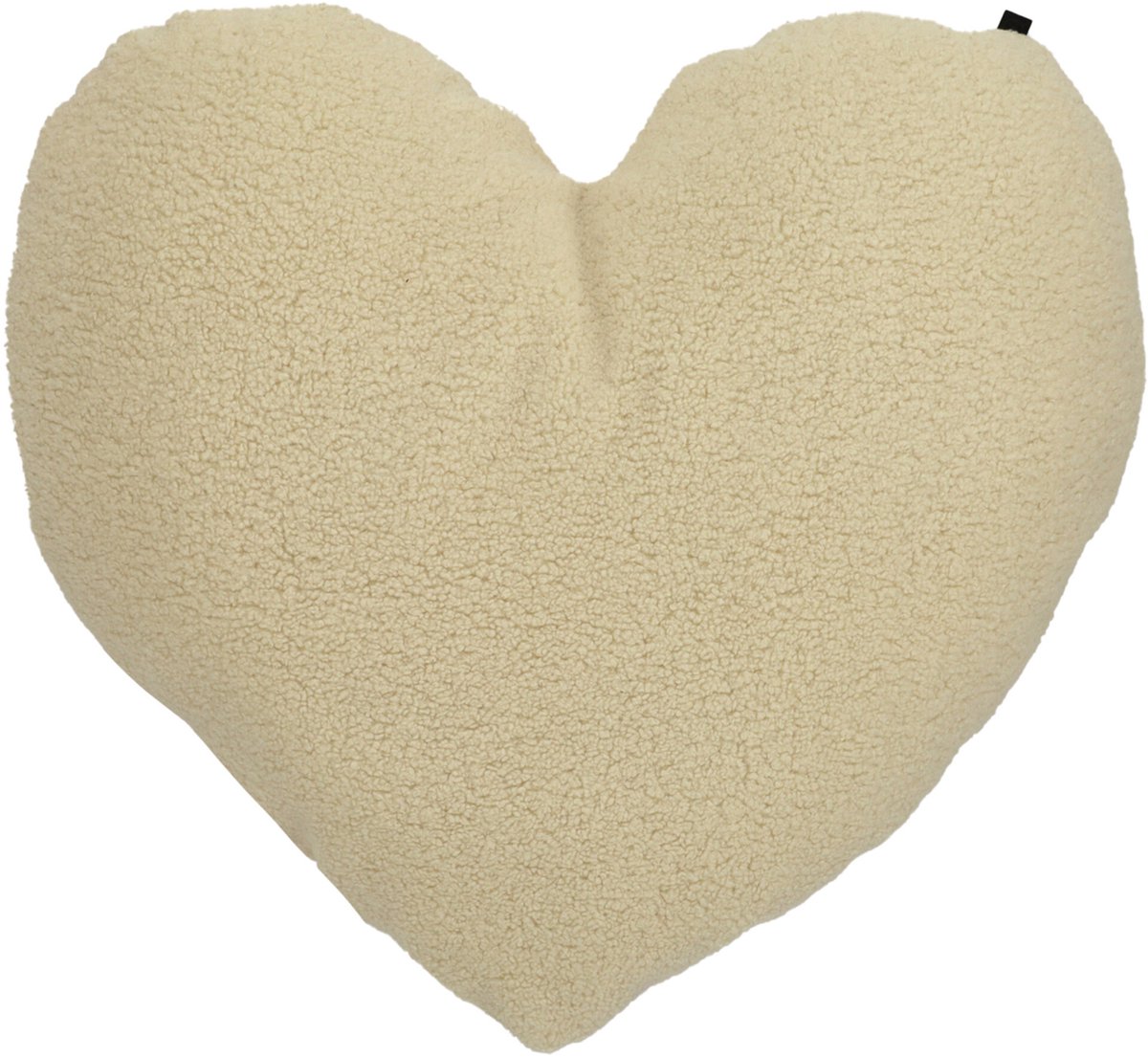 Overseas Heart Shape Teddy Kussen - Off White