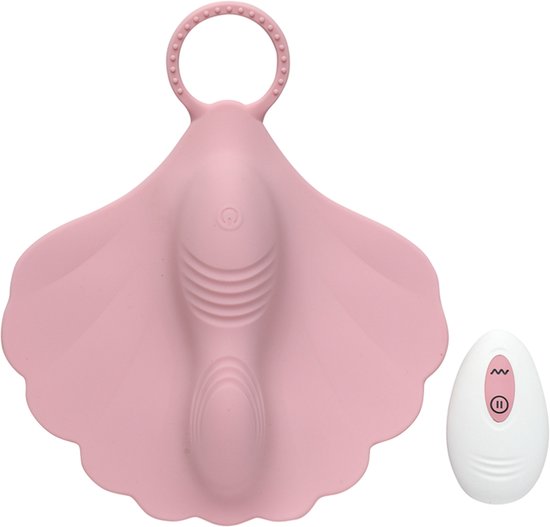 Foto: Inty toys coral stimulator vibrator sleeve voor koppels 10 standen 4 snelheden 6 frequenties draadloze afstandsbediening usb oplaadbaar huidvriendelijke silicone waterdicht ipx 7 luxe verpakking roze