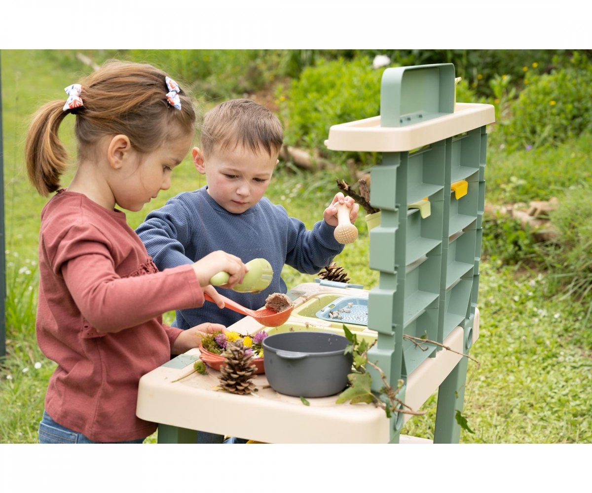 Smoby Life - Jura Lodge Huis - Voor- en Achterpoort - Voederhuisje - Anti-UV Behandeld - Gerecycled Materiaal - Vanaf 2 Jaar - Gemaakt in Frankrijk