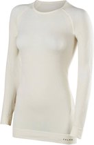 FALKE Wool Tech LS Shirt Comfort Dames 33211 - Ivoor 2041 offwhite Dames - XS
