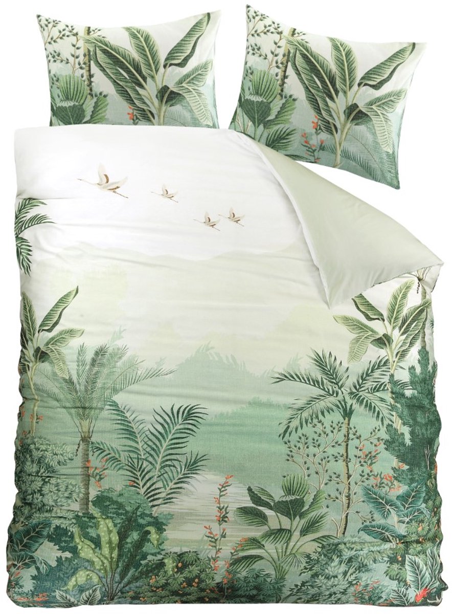 Papillon Jungle Dekbedovertrek - Lits-jumeaux - 240x200/220 cm