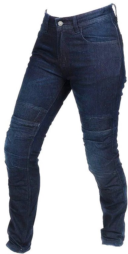 Jean moteur KAPTOR DROUW femme Rough bleu 40 homologué CE par MOTOBLOUZ