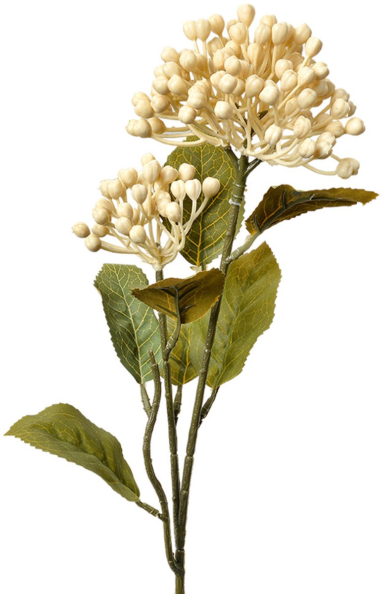 Clayre & Eef Kunstbloem 53 cm Beige Kunststof