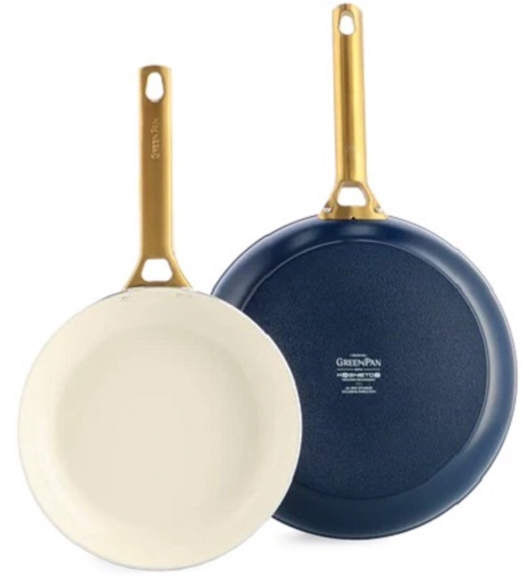 GreenPan Padova Reserve 20 + 26 cm koekenpannenset Oxford Blue