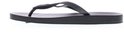 Zwarte Ipanema slipper met een textuurzool en slanke bandjes.