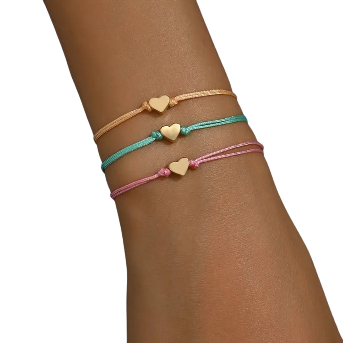 Nivard Armband - Staal - Nep Zilver - Dames - 3 St - Gemengd
