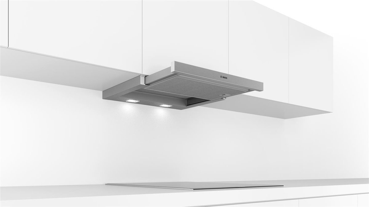 Bosch Serie 2 DFL063W56 afzuigkap 328 m³/uur Semi-inbouw (uittrekbaar) Metallic C
