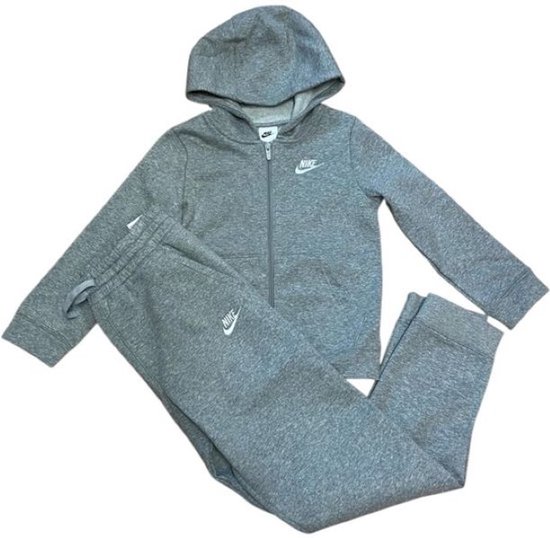 SURVÊTEMENT D'ENTRAÎNEMENT NIKE POUR ENFANT - GRIS - TAILLE L