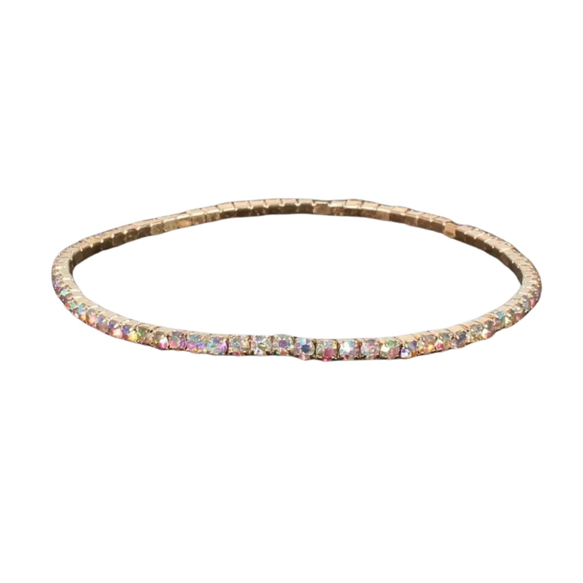 Nivard Armband - Staal - Nep Zilver - Dames - Kleurrijk