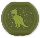 Trixie Set de deux boîtes à goûter avec clip - Mr. Dino - Facile à ouvrir - Sans BPA - Pour École et les Bébé en route