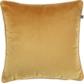 FINN - Sierkussen velvet 45x45 cm - Golden Glow - geel - Inclusief binnenkussen