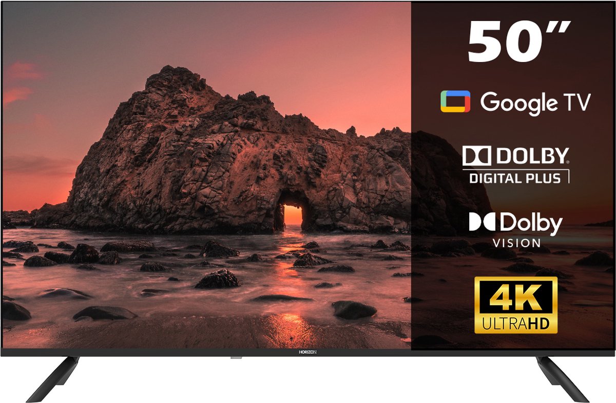 Horizon 50HL7560U/D TiVo Smart TV 50 Inch – 4K Ultra HD Direct LED – Dolby Vision – Dolby Atmos – Zeer Smal Design – 2024