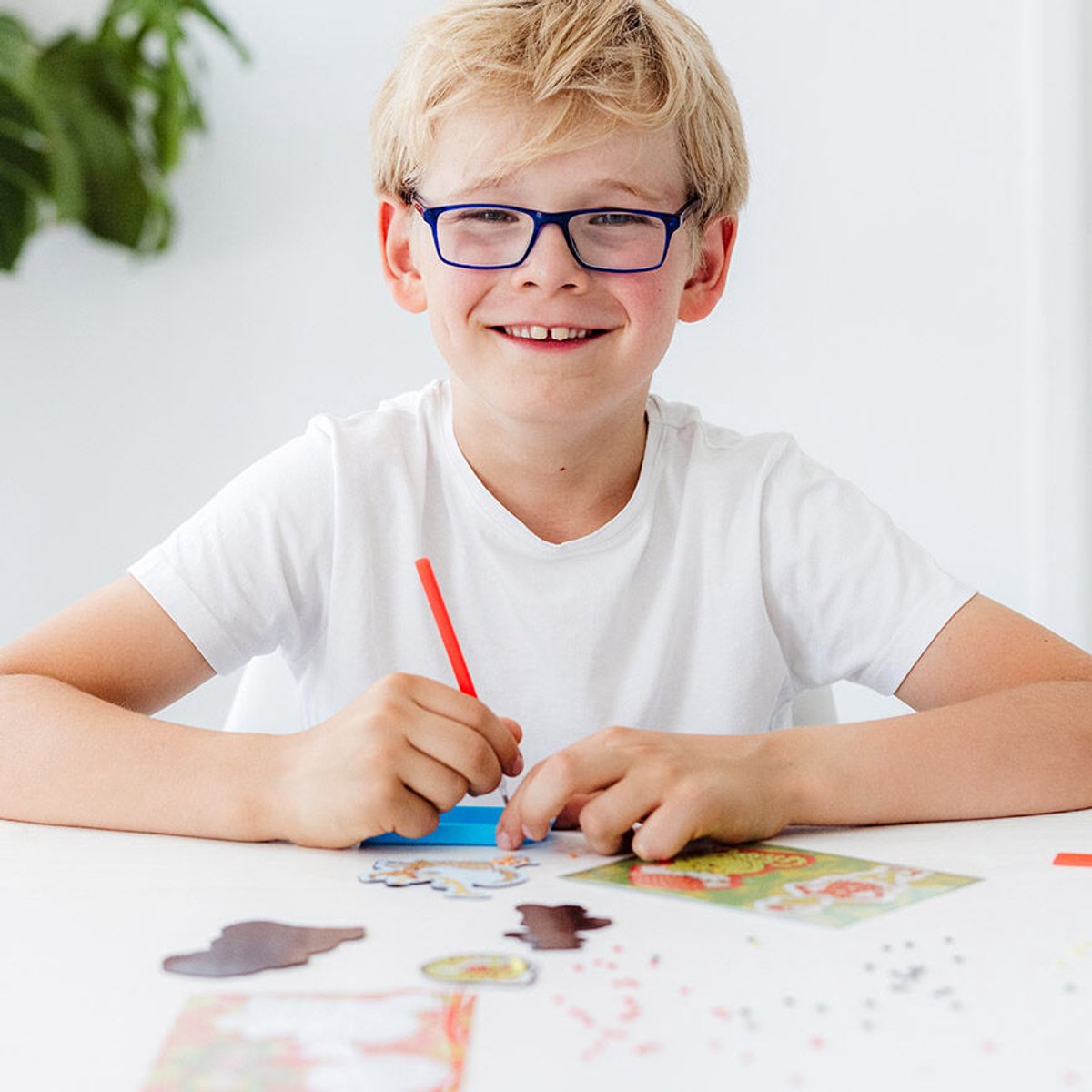 The Grinch Diamond Painting magneten maken - Met 1100 steentjes - Speelgoed Kinderen - Knutselen - Voor meisjes en jongens - Vanaf 5 jaar - Totum — afbeelding 6