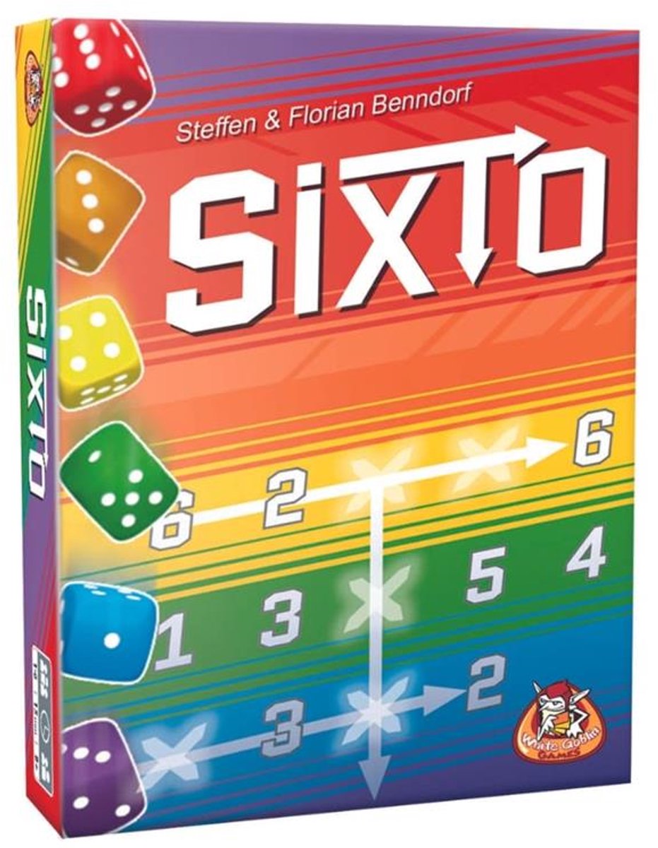 White Goblin Games - Sixto - Dobbelspel - 1 tot 6 spelers - Gezelschapsspel - Van de makers van Qwixx - Familiespel — cadeau in Spellen & Speelgoed - foto 4