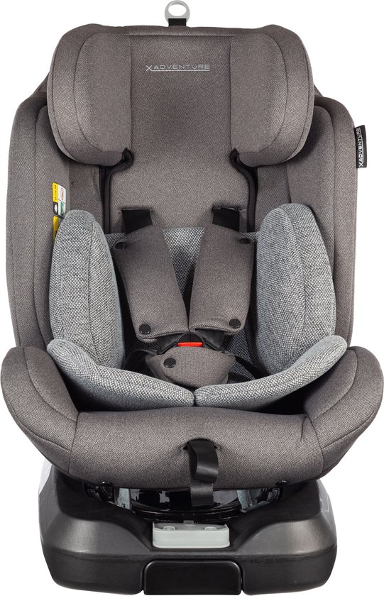 X Adventure Autostoel 360° Draaibaar Supreme - i-Size Met Isofix - Groep 0/1/2/3 (40 cm tot 150 cm) -Vanaf Geboorte tot 12 jaar - Denim Grey van Merkloos — afbeelding 5