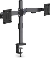 Bol.com Sounix Dubbele Monitor arm – Bureau standaard - Voor 2 Scherm - Monitor beugel voor 13 t/m 32 Inch - Zwart aanbieding