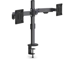 Sounix Dubbele Monitor arm – Bureau standaard - Voor 2 Scherm - Monitor beugel voor 13 t/m 32 Inch - Zwart