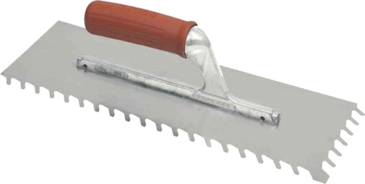 Raimondi SLANT RIDGE Notch Lijmkam 36x13 cm – Professionele Tegellijmkam met 10 mm Rillen – Voor Vloeren en Wandtegels – Gelijkmatige Lijmverdeling Zonder Luchtbellen