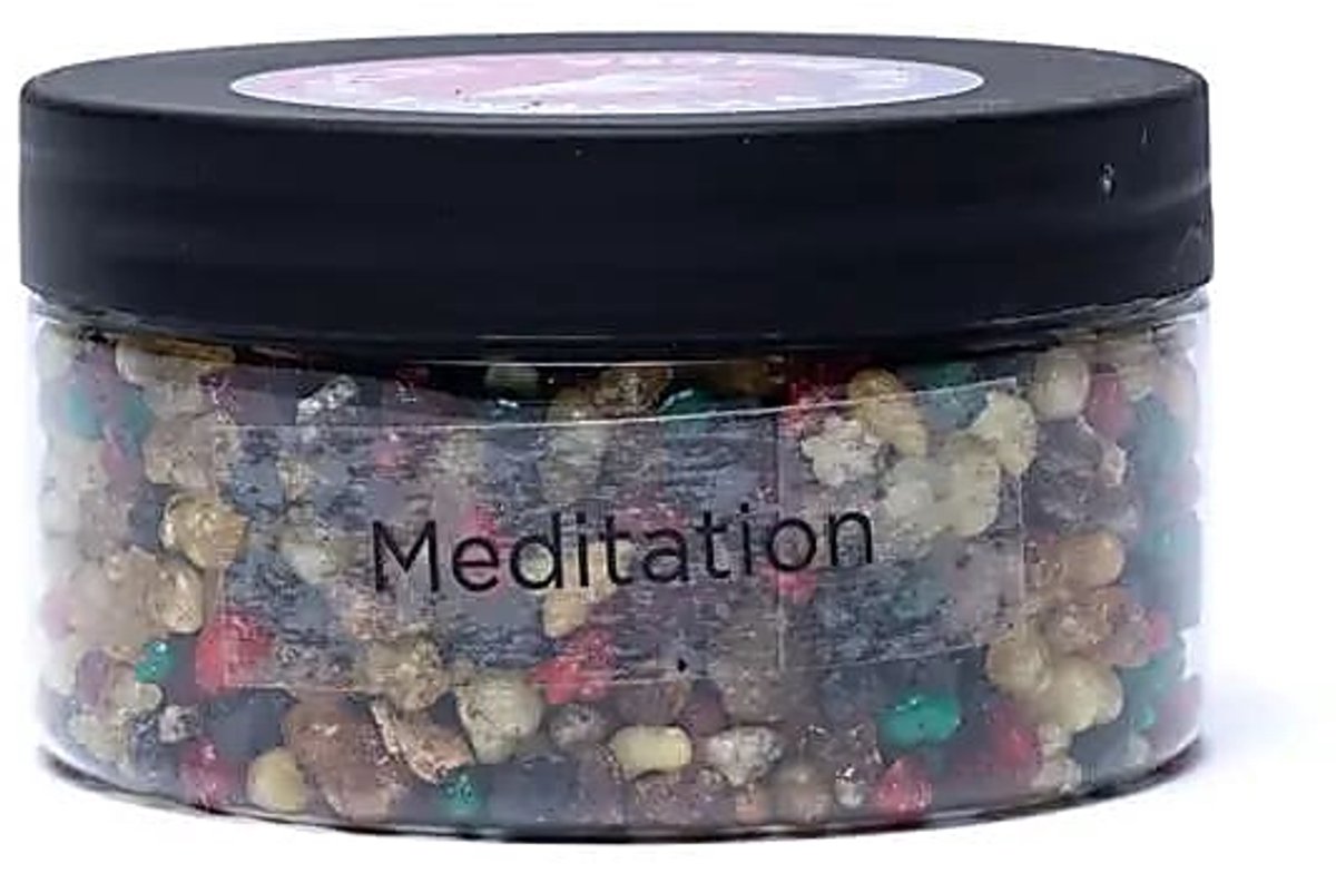 Phoenix Import Mani Bhadra Wierookhars Meditation 80 gr. Meerkleurig