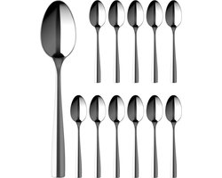 Theelepels of Koffielepels - Theelepeltjes 12 stuks - RVS - 13.2 cm
