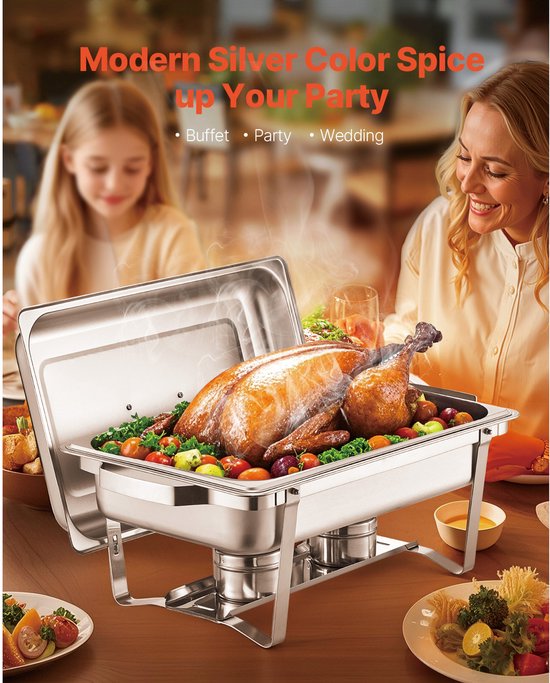 Chafing Dish, Warmhaltebehälter für Speisen