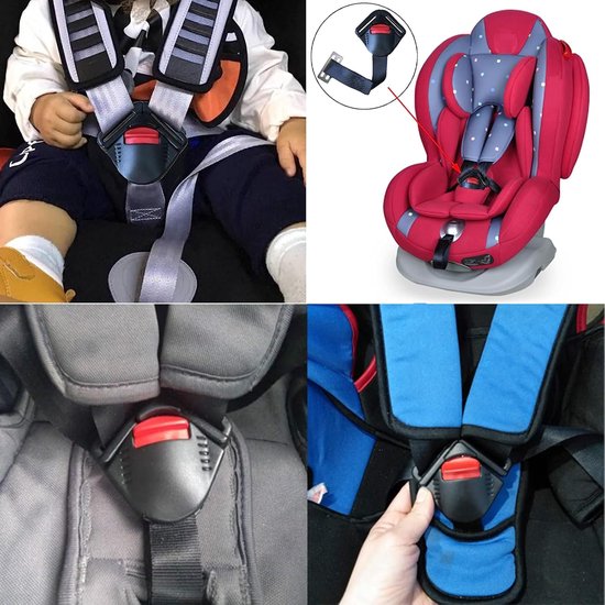 1 stuk - Veiligheidsgordel met vaste vergrendelingsgesp - verstelbare vijfpuntsgordel - Veiligheidsaccessoires voor kinderstoelen - voor kinderwagen, kinderstoel, autostoel van Merkloos — afbeelding 4