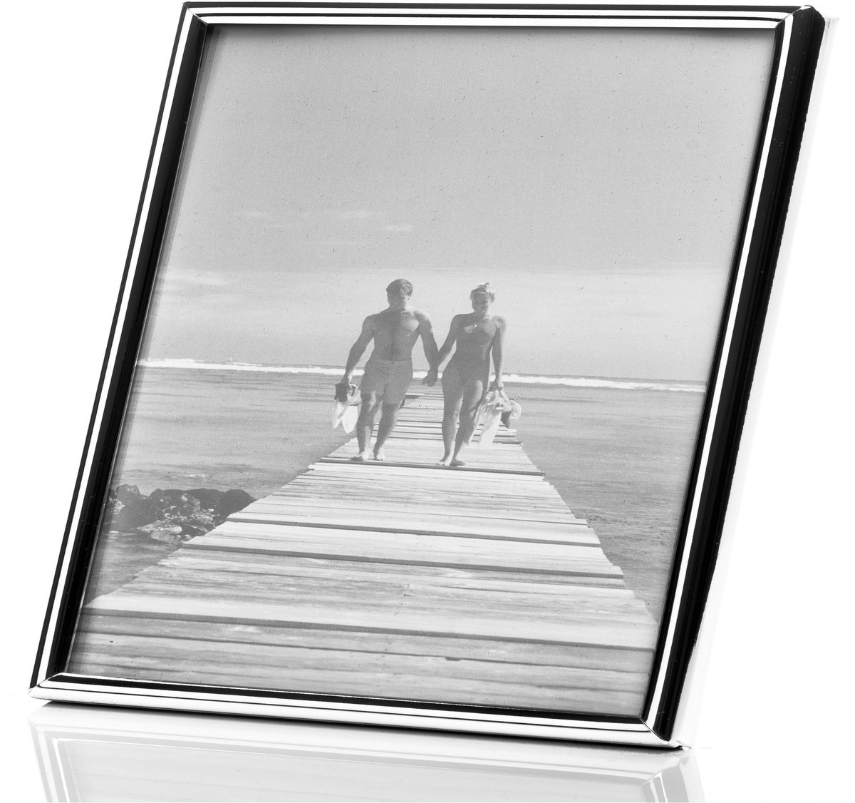 Alle lijsten AL- verzilverde lijst voor 9x9 cm foto formaat