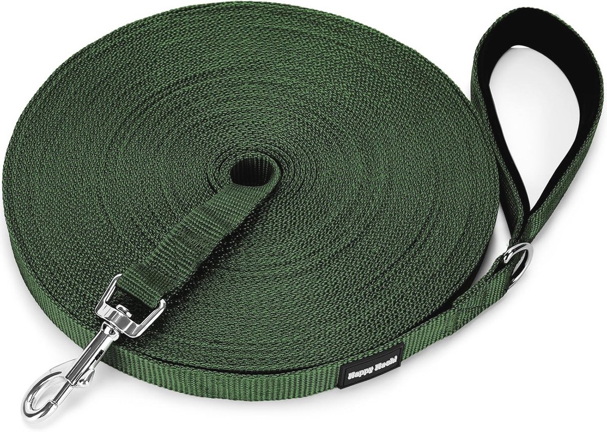 Lange Trainingslijn voor Honden en Katten - 5 Meter Nylon, Handenvrij, Ideaal voor Wandelen en Joggen
