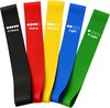 Groen, Blauw, Geel, Rood, Zwart