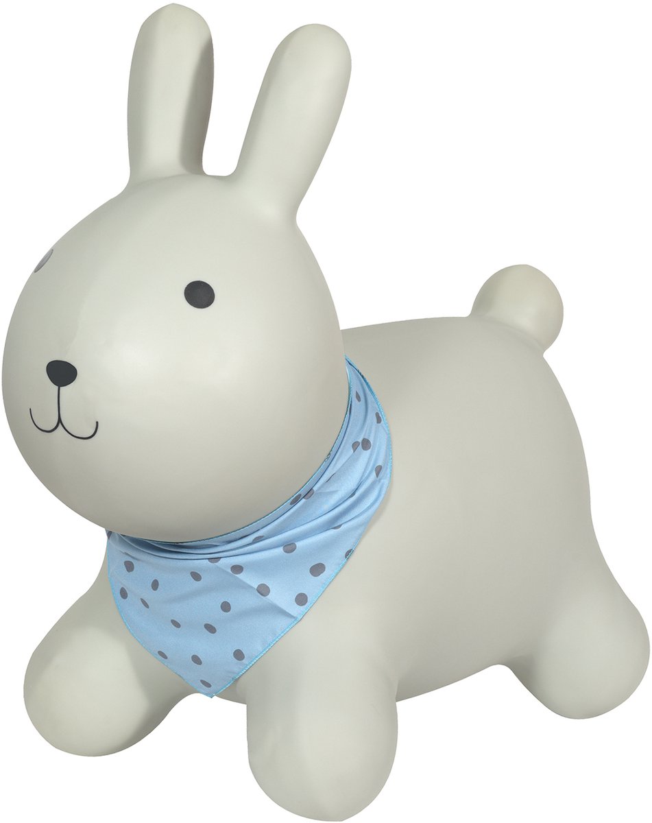 Kindsgut - Skippydier - Konijn - Hoge kwaliteit skippybal dier - Inclusief luchtpomp - Speelgoed 2 jaar