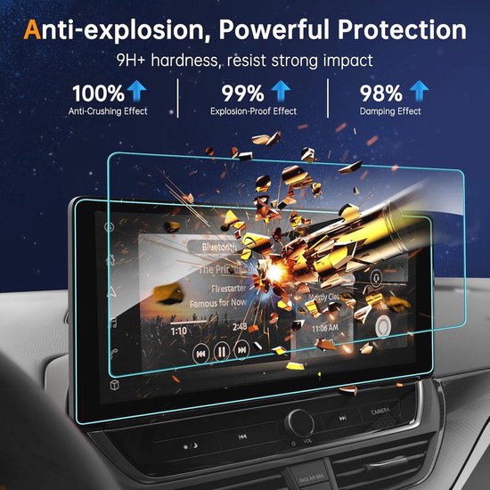 Auto Interieur Decoratie Gehard Glas Screen Protector Film Voor Nissan Qashqai J12 Iii E Power Auto 2023 123 Inch Auto Gps Navigatie Anti Kras Fil