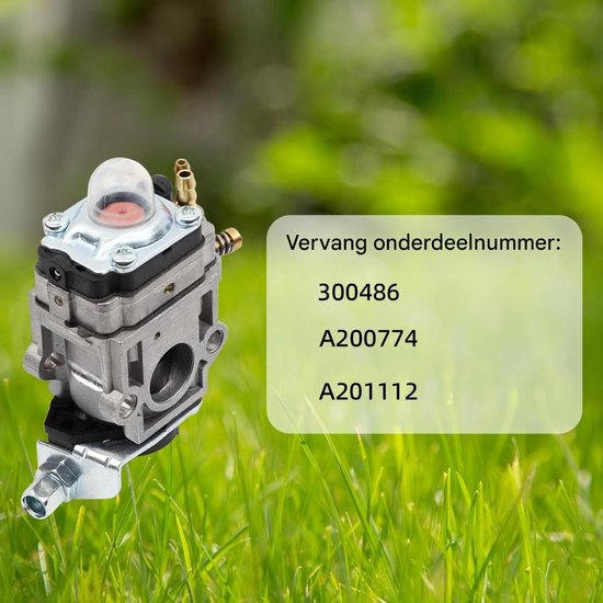 Carburateurset - Buis met pakking - Bougie en brandstoffilter - Voor carburateur grasmaaier 52cc 49cc 43cc van Colorful. — afbeelding 5