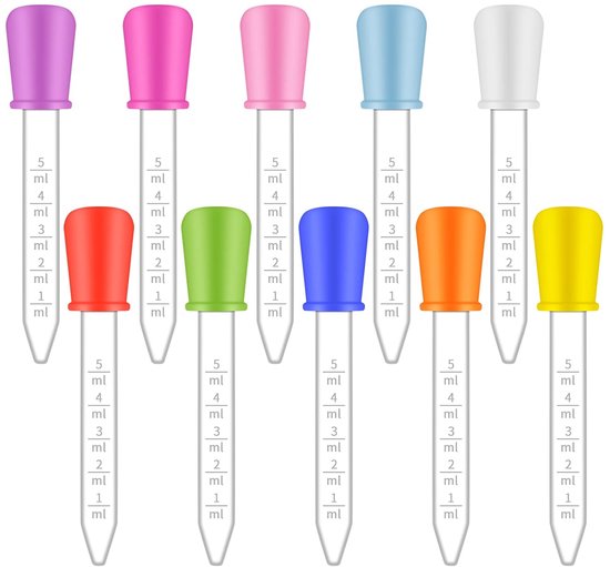 Pipet set plastic - 10 ml (5 stuks