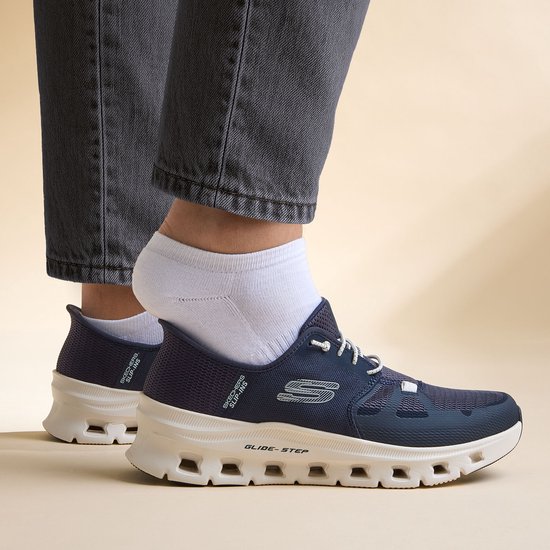 Chaussures à Chaussures à enfiler Skechers Glide-Step Pro pour hommes - Bleu marine - Taille 43
