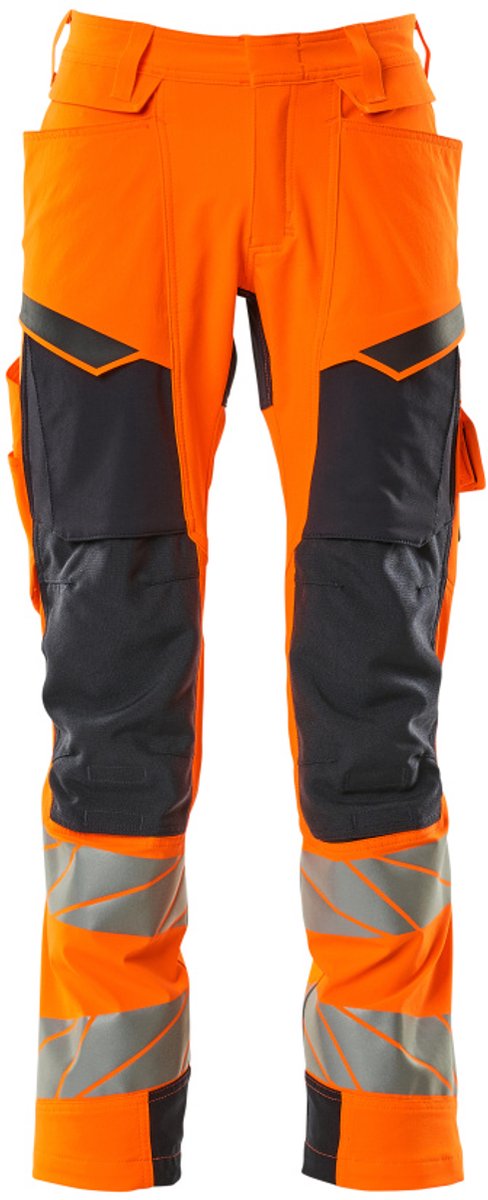 Mascot Accelerate Safe Broek met kniezakken 19279-510 - hi-vis oranje/donkermarine - C50 - 76
