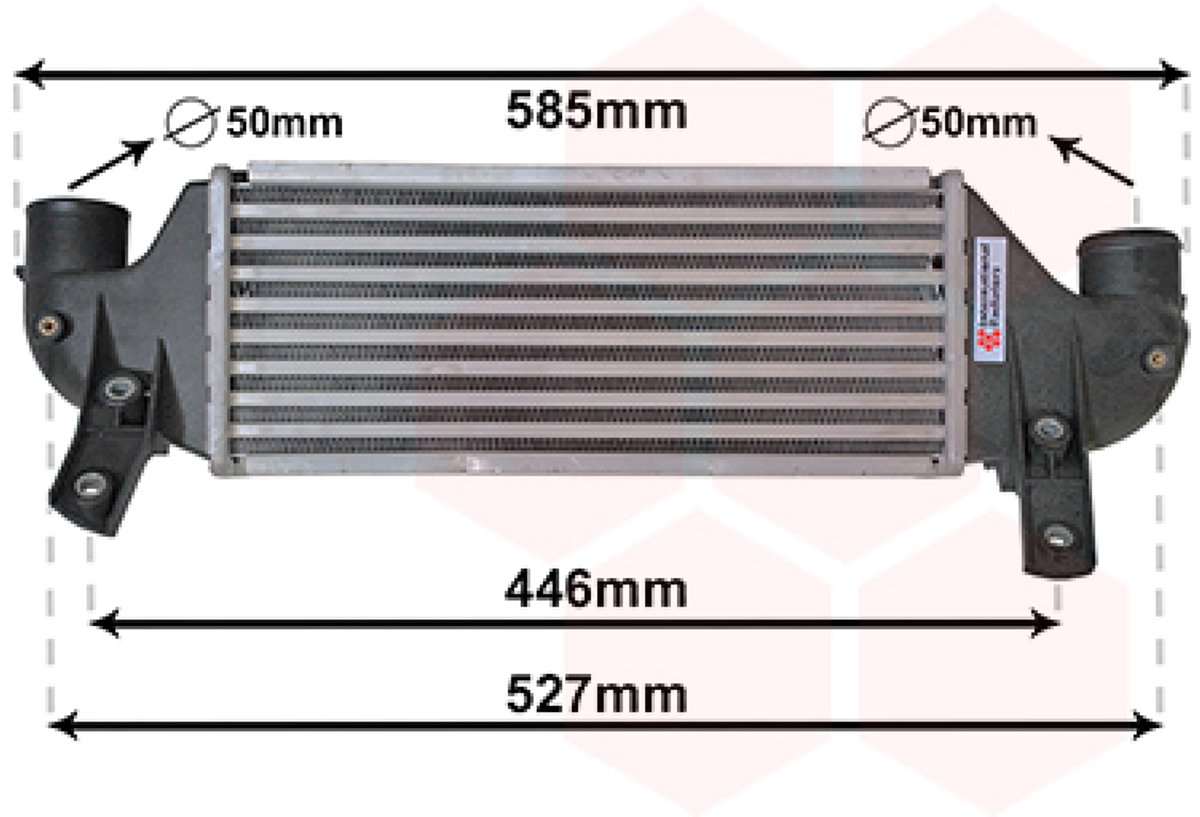 Van Wezel - INTERCOOLER VOOR FORD FIESTA IV 1995-1999 1079310