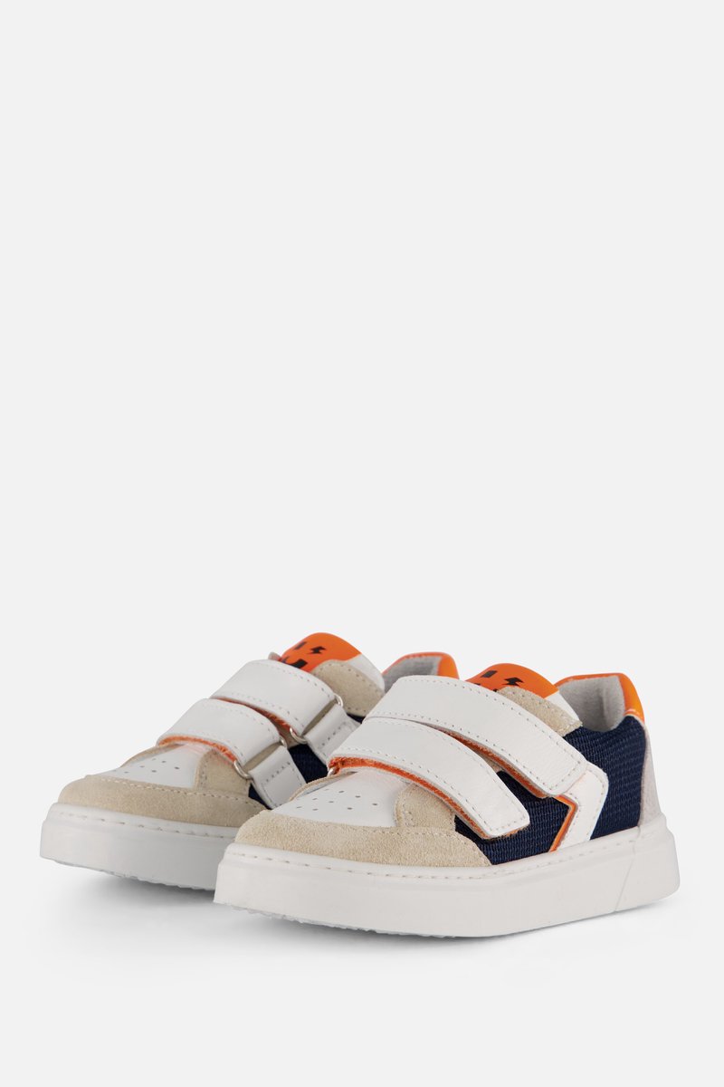 Muyters Velcro Sneakers blauw Leer - Maat 23 - Kinderschoenen